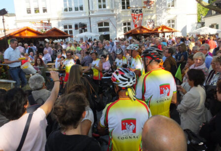 Nun geht es in die andere Richtung – Radtour von Königswinter nach Cognac